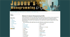 Desktop Screenshot of jeannesmonogramming.com