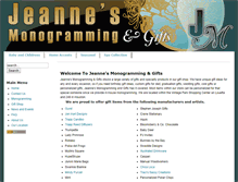 Tablet Screenshot of jeannesmonogramming.com